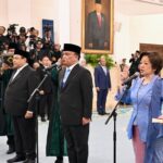 Presiden Prabowo Lantik Kepala dan Wakil Kepala Badan Gizi Nasional serta Penasihat Khusus Presiden